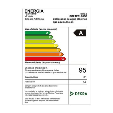 TERMA ELÉCTRICA SOLE ELITE 1500 W – TANQUE 80 L SILVER SOLTEEL080C - 4