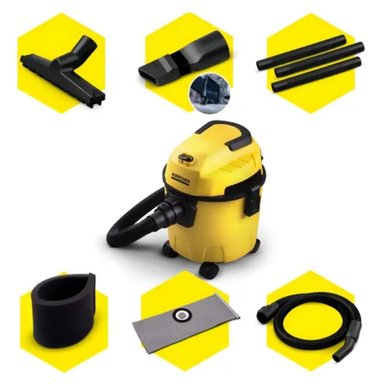 ASPIRADORA MULTIPROPÓSITO KARCHER WDL 1 AMARILLA - 2