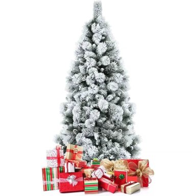 ÁRBOL NEVADO POMPOSO NR-150CM NAVIDAD REALISTA Y ELEGANTE