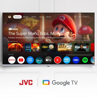 TELEVISOR JVC 50 QLED 4K GOOGLE TV
