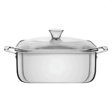 OLLA CUADRADA 26 CM TRIX (7.3LT ) - TRAMONTINA