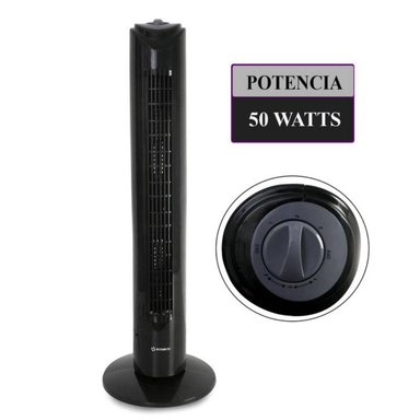 VENTILADOR TIPO TORRE 50W TF2905 IMACO MÁS VENTILADOR DE MESA RF0504 IMACO - 2
