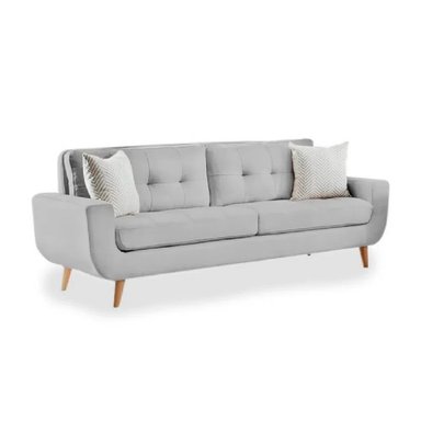 SOFA FABIANI MANGO 3 CUERPOS PLATA