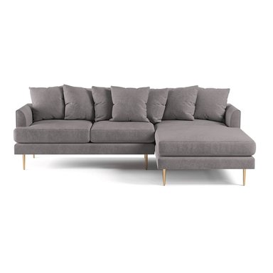 SECCIONAL FABIANI CONFOR 2.40X1.60 GRIS