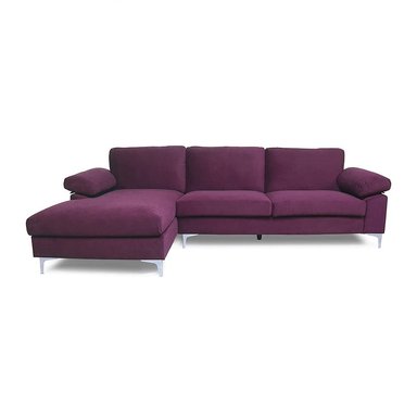 SECCIONAL FABIANI FOX 2.30X1.50 MORADO