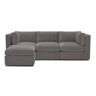 SECCIONAL FABIANI MODULAR 2.30X1.60 GRIS PLOMO