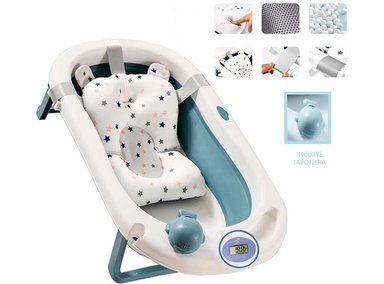 BAÑERA DOUX BEBE DB-688G AZUL PLEGABLE