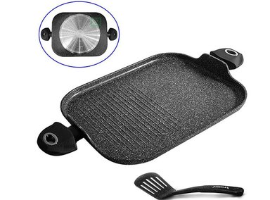 PLANCHA PARRILLERA FINEZZA FZ-P438M CON ESPÁTULA