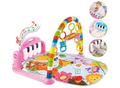 GIMNASIO BABY WORLD PARA PATEAR CON PIANO BEBE