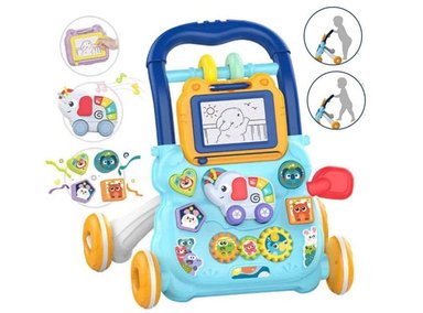 CAMINADOR HUANGER MUSICAL ELEFANTE AZUL PIZARRA MÁGICA HE0810