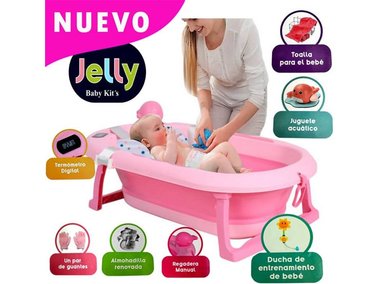 TINA BABY KIDS JELLY CON TERMOSTATO ROSADO PLEGLABLE