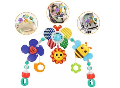 ARCO SONAJERO CON SONIDOS Y TEXTURAS MULTIFUNCIONAL HE0305