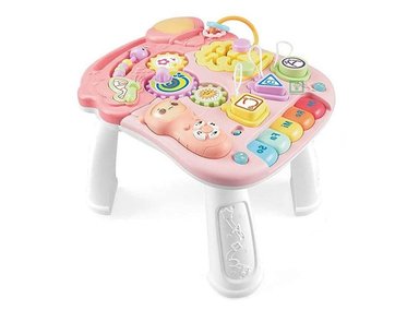 ANDADOR IDEAL BABY & KIDS Y MESA ACTIVIDADES PARA BEBÉS 2 EN 1 ROSADO - 3