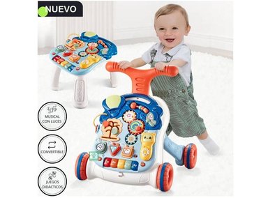 ANDADOR IDEAL BABY & KIDS Y MESA ACTIVIDADES PARA BEBÉS 2 EN 1 MUSICAL STOLLER