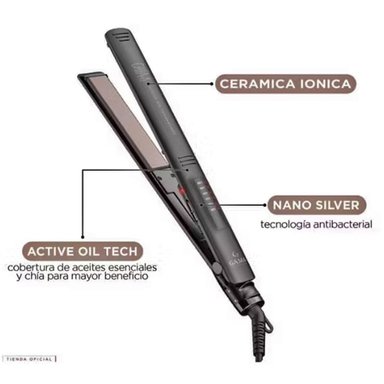 PLANCHA ALISADORA GAMA CHIA CERAMIC ELEGANCE LED ION - 3