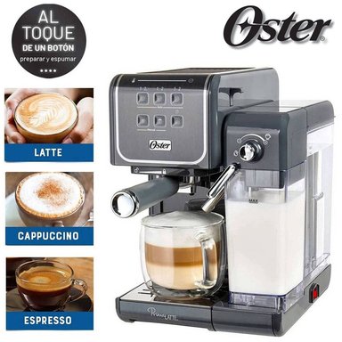 CAFETERA AUTOMATICA OSTER BVSTEM6801M PRIMALATTE TOUCH 19 BARES