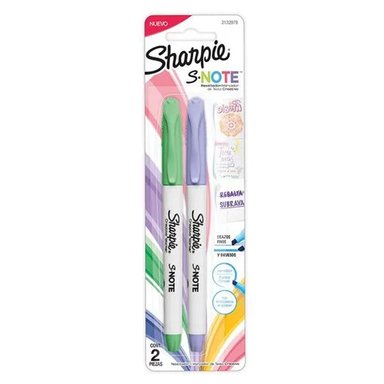 RESALTADOR MARCADOR SHARPIE COLORES PASTEL BLÍSTER 2UND 2132979 - 2