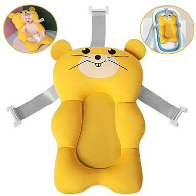 ALMOHADILLA COJÍN PARA TINA DE BAÑO AMARILLO