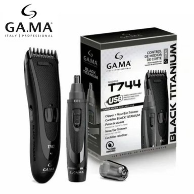 MAQUINA CLIPPER GAMA T744 BLACK TITANIUM NASAL