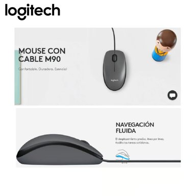 MOUSE LOGITECH M90 USB CABLE - 4