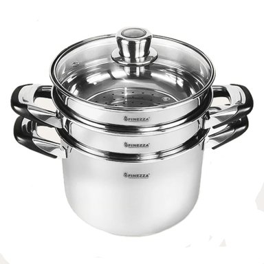 ESPAGUETERA FINEZZA FZ-0062SP4 DE ACERO INOXIDABLE DE 6L