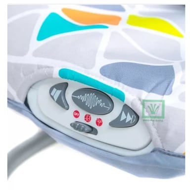 MECEDORA PARA BEBES MUSICAL Y VIBRADOR CON LUCES LED - 5