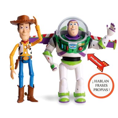 SET DE FIGURAS DE ACCIÓN TOY STORY WOODY Y BUZZLIGHTYEAR