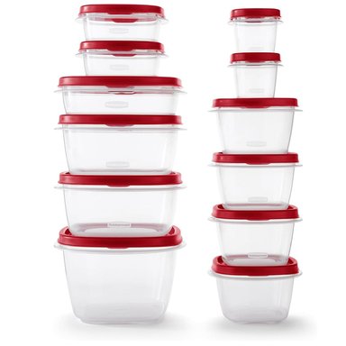 SET X 12 TÁPER HERMÉTICO DE ALIMENTOS RUBBERMAID - 2