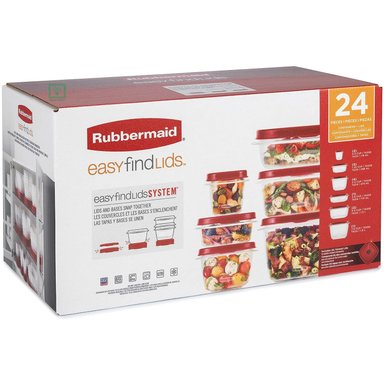 SET X 12 TÁPER HERMÉTICO DE ALIMENTOS RUBBERMAID - 4