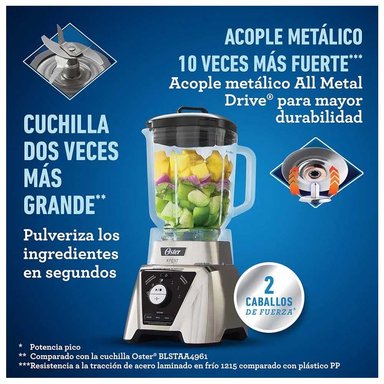 LICUADORA XPERT 2LTS Y UN BLEND N GO BLST3BCPG - 5