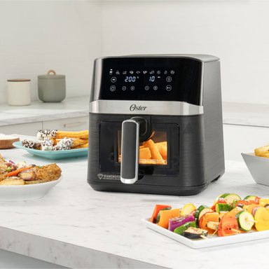 FREIDORA DE AIRE DIGITAL CON RECUBRIMIENTO DIAMONDFORCE 4LT NEGRO - 5