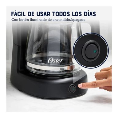 CAFETERA OSTER 12 TAZAS DE FILTRO REUTILIZABLE BVSTDCS121B - 2