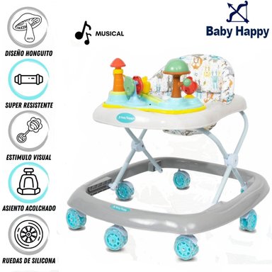 ANDADOR CON TABLERO MUSICAL «HONGUITO II» GRAY - 1