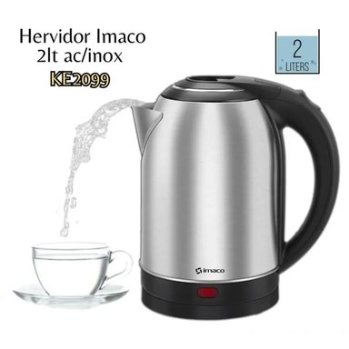 HERVIDOR ELÉCTRICO 2 LITROS AC/INOX KE2099 IMACO