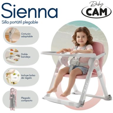 SILLA PORTATIL PLEGABLE «SIENNA» EDICIÓN LIMITADA PINK - 1