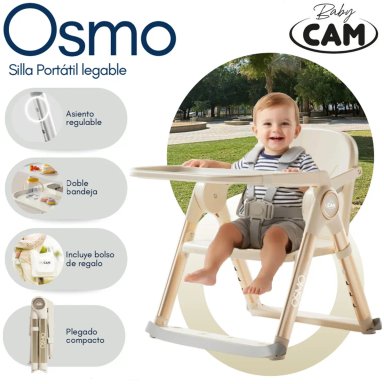 SILLA PORTATIL PLEGABLE «OSMO» EDICIÓN LIMITADA BEIGE - 1