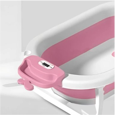 BAÑERA PLEGABLE PARA BEBÉS «MAUI» PINK - 3