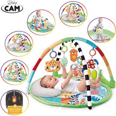 GIMNASIO PIANO MUSICAL BABY CAM 7 EN 1 MULTICOLOR - 1