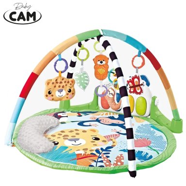 GIMNASIO PIANO MUSICAL BABY CAM 7 EN 1 MULTICOLOR - 2