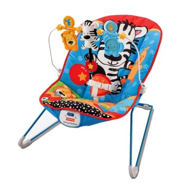 SILLA MECEDORA MUSICAL CON VIBRADOR ZEBRA - 2