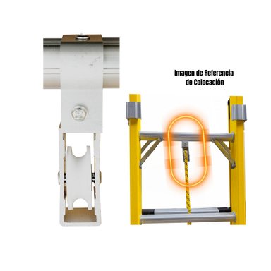POLEA PARA ESCALERA TELESCOPICA (X 1 PZA)