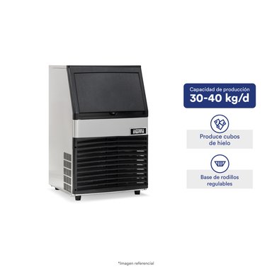 MÁQUINA DE HIELO ILUMI MH-40 PRODUCCION 40 KG/DIA