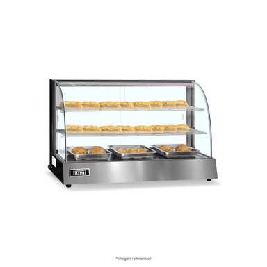 VITRINA ILUMI VCM-96 CALIENTE 3 BANDEJAS