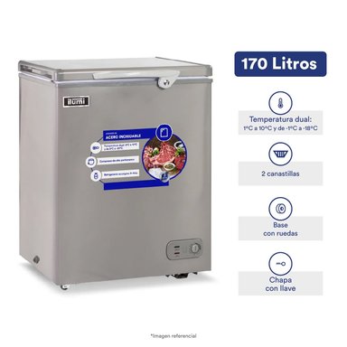 CONGELADOR ILUMI TFI-1700DG 170 LITROS DUAL