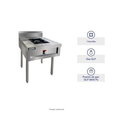 COCINA INDUSTRIAL ILUMI 1 HORNILLA - 1