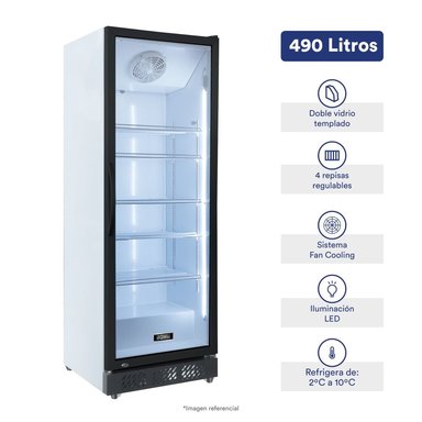 VISICOOLER ILUMI  FAN COOLING BC-4900FC 490LTS - 1