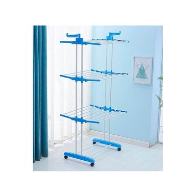 TENDERO TENDAL ROPA 3 NIVELES CON COLGADORES