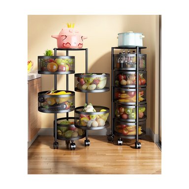 ESTANTE CESTA COCINA PARA FRUTAS VERDURAS MULTIFUNCIONAL 6 NIVELES R