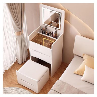 TOCADOR DE MAQUILLAJE CON ESPEJO TIPO TAPA ELEGANTE WJY074J1 - 2