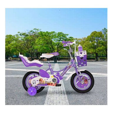 BICICLETA PARA NIÑA INFANTIL KIDS ARO 16 MORADO AI - 1